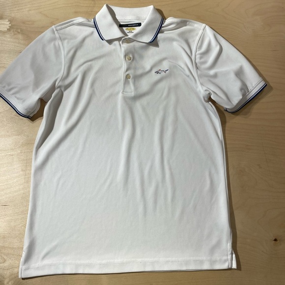 Greg Norman White Polo Shirt Medium (MS) - Picture 3 of 6